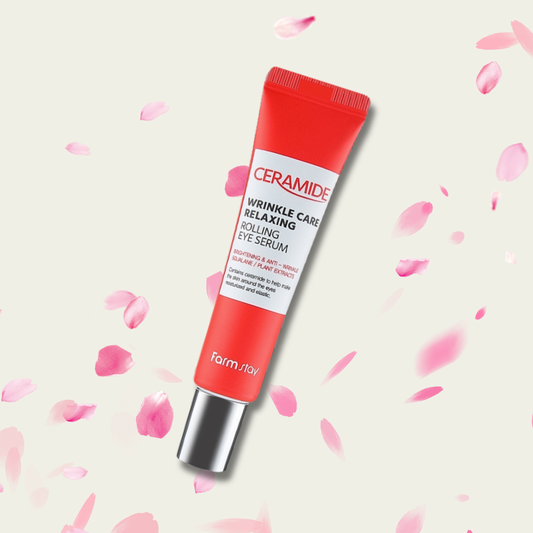 FarmStay Ceramide Wrinkle Care Relaxing Rolling Eye Serum 25ml